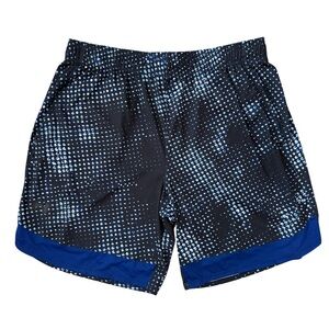 Under Armour Loose Men's Black and Blue Print Shorts Size XL